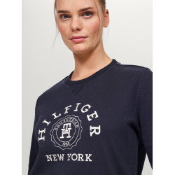 Sweat graphique Tommy Hilfiger Equestrian Evans femme Bleu marine Sweat graphique Tommy Hilfiger Equestrian Evans femme Bleu marine