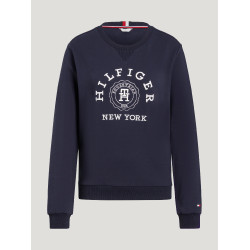 Sweat graphique Tommy Hilfiger Equestrian Evans femme Bleu marine Sweat graphique Tommy Hilfiger Equestrian Evans femme Bleu marine