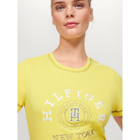 T-shirt graphique Tommy Hilfiger Equestrian Newport femme manches courtes Citron ella Jaune T-shirt graphique Tommy Hilfiger Equestrian Newport femme manches courtes Citron ella Jaune