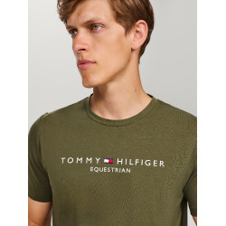 T-shirt Graphique Tommy Hilfiger Equestrian Williamsburg manches courtes homme Olivier utilitaire Vert T-shirt Graphique Tommy Hilfiger Equestrian Williamsburg manches courtes homme Olivier utilitaire Vert