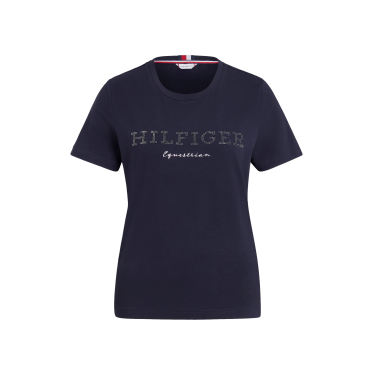 T-shirt Tommy Hilfiger Equestrian Belmont manches courtes à strass femme T-shirt Tommy Hilfiger Equestrian Belmont manches courtes à strass femme