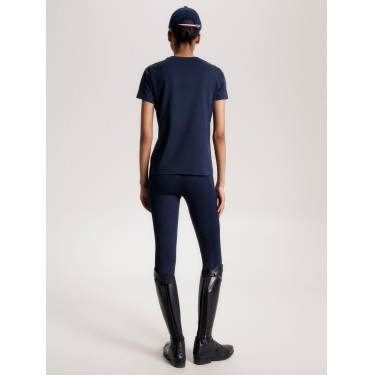 T-shirt Tommy Hilfiger Equestrian Manhattan manches courtes femme T-shirt Tommy Hilfiger Equestrian Manhattan manches courtes femme