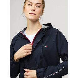 Veste imperméable Tommy Hilfiger Equestrian Bolton unisexe Bleu marine