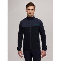 Veste Tommy Hilfiger Equestrian Michigan fleece homme Bleu marine