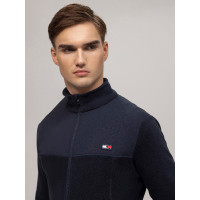Veste Tommy Hilfiger Equestrian Michigan fleece homme Bleu marine