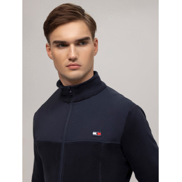 Veste Tommy Hilfiger Equestrian Michigan fleece homme Bleu marine