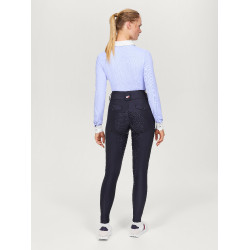 Pantalon Tommy Hilfiger Equestrian Highland Hybrid femme full grip Bleu marine Pantalon Tommy Hilfiger Equestrian Highland Hybrid femme full grip Bleu marine