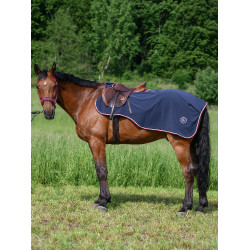 Couvre-reins Tommy Hilfiger Equestrian Springfield Bleu marine Couvre-reins Tommy Hilfiger Equestrian Springfield Bleu marine