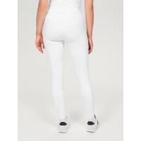 Pantalon Tommy Hilfiger Equestrian Helena full grip femme Blanc