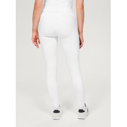 Pantalon Tommy Hilfiger Equestrian Helena full grip femme Blanc