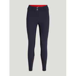 Pantalon Tommy Hilfiger Equestrian Helena full grip femme Bleu marine Pantalon Tommy Hilfiger Equestrian Helena full grip femme Bleu marine