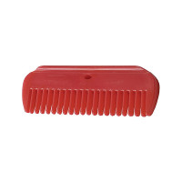 Peigne à crins Horze plastique Rouge Peigne à crins Horze plastique Rouge