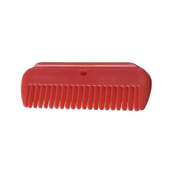 Peigne à crins Horze plastique Rouge