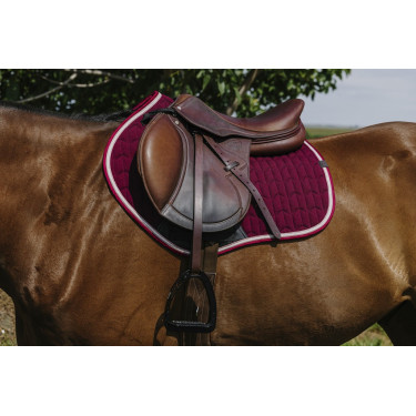 Tapis de selle Equithème Eclat Bordeaux