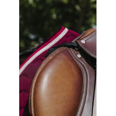 Tapis de selle Equithème Eclat Bordeaux