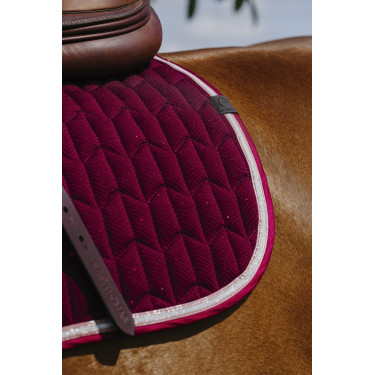 Tapis de selle Equithème Eclat Bordeaux