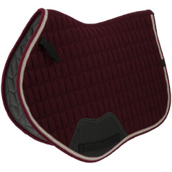 Tapis de selle Equithème Eclat Bordeaux