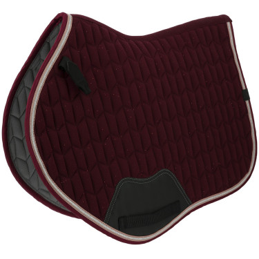 Tapis de selle Equithème Eclat Bordeaux