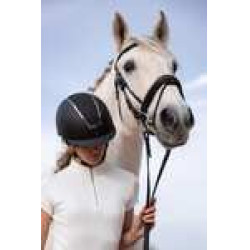 Casque Métal Scintillant Monarch II Horze Noir / noir