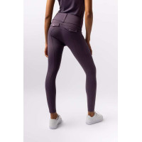 Legging Hybrid Horze Anya femme fullgrip Blanc brillant