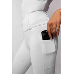 Legging Hybrid Horze Anya femme fullgrip Blanc brillant Legging Hybrid Horze Anya femme fullgrip Blanc brillant