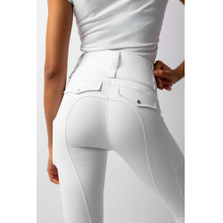 Legging Hybrid Horze Anya femme fullgrip Blanc brillant Legging Hybrid Horze Anya femme fullgrip Blanc brillant