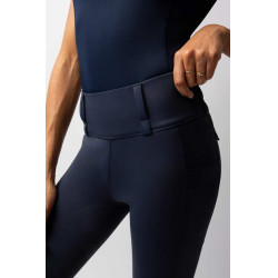 Legging Hybrid Horze Anya femme fullgrip Ouverture Bleu marine Legging Hybrid Horze Anya femme fullgrip Ouverture Bleu marine