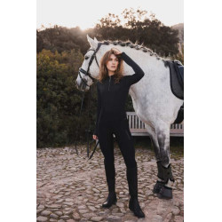 Pantalon d'équitation B Vertigo hybride compression Chiara femme Beauté noire