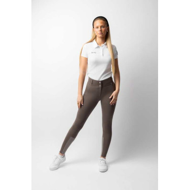 Pantalon fond intégral grip toutes saisons Horze Mira Marron morille