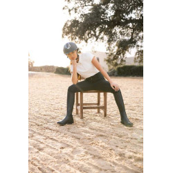 Pantalon Horze Grand Prix Pro fond intégral femme Noir Pantalon Horze Grand Prix Pro fond intégral femme Noir