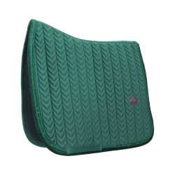 Tapis de selle Velvet Pearls dressage Kentucky Vert sapin Tapis de selle Velvet Pearls dressage Kentucky Vert sapin