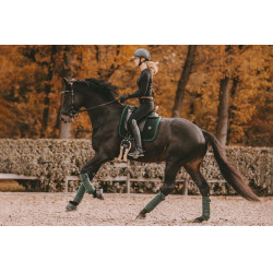 Tapis de selle Velvet Pearls dressage Kentucky Vert sapin Tapis de selle Velvet Pearls dressage Kentucky Vert sapin