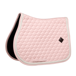 Tapis de selle Plaited Cord Jumping Kentucky Rose pâle Tapis de selle Plaited Cord Jumping Kentucky Rose pâle