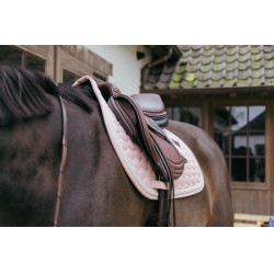 Tapis de selle Plaited Cord Jumping Kentucky Rose pâle Tapis de selle Plaited Cord Jumping Kentucky Rose pâle