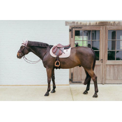 Tapis de selle Plaited Cord Jumping Kentucky Rose pâle Tapis de selle Plaited Cord Jumping Kentucky Rose pâle