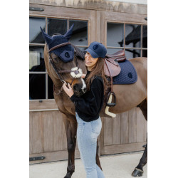 Tapis de selle Plaited Jumping Kentucky Marine Bleu marine