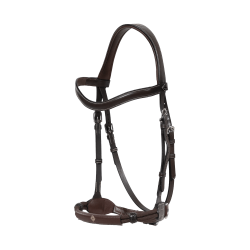 Bridon sans mors Bitless Dy'on Marron Bridon sans mors Bitless Dy'on Marron