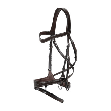 Bridon Working by Dy'on avec liberté de mouvement Marron Bridon Working by Dy'on avec liberté de mouvement Marron