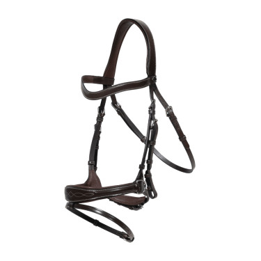 Bridon Working by Dy'on avec liberté de mouvement Marron Bridon Working by Dy'on avec liberté de mouvement Marron