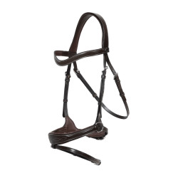 Bridon Working by Dy'on avec liberté de mouvement Marron Bridon Working by Dy'on avec liberté de mouvement Marron