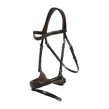 Bridon Working by Dy'on avec liberté de mouvement Marron Bridon Working by Dy'on avec liberté de mouvement Marron