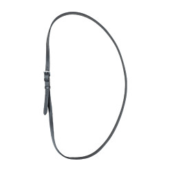 Cordelette Waldhausen plaque d’équitation Noir