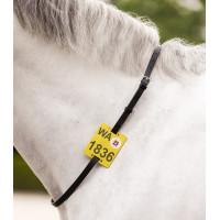 Cordelette Waldhausen plaque d’équitation Noir