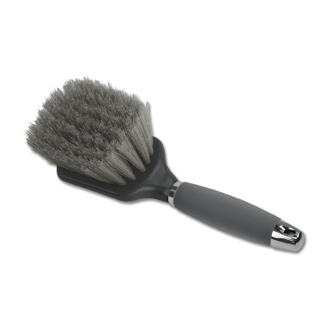 Brosse à sabots Waldhausen poignée gel Noir