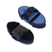 Brosse de pansage Waldhausen Basic Flexi Bleu azur / bleu