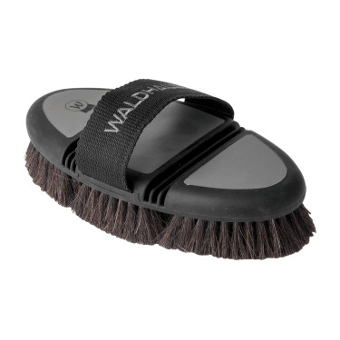 Brosse Waldhausen Flex crin de cheval Noir / gris