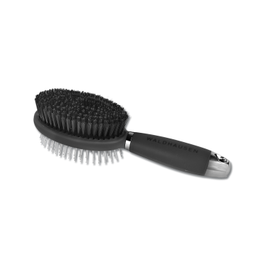 Brosse Waldhausen double crin bouchon poignée en gel Noir