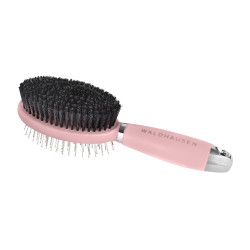 Brosse Waldhausen double crin bouchon poignée en gel Linnea rose