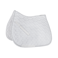 Tapis de selle Waldhausen Ancona Blanc / argent Tapis de selle Waldhausen Ancona Blanc / argent