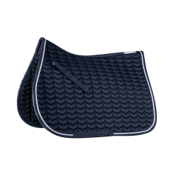 Tapis de selle Waldhausen Classic Bleu nocturne / blanc